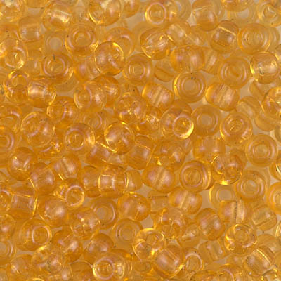 Mostacillas Miyuki Round 6/0 — 6-132 Transparent Light Topaz