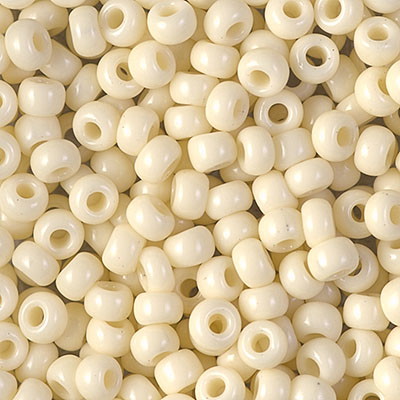 Mostacillas Miyuki Round 6/0 — 6-491 Ivory Pearl Ceylon Luster